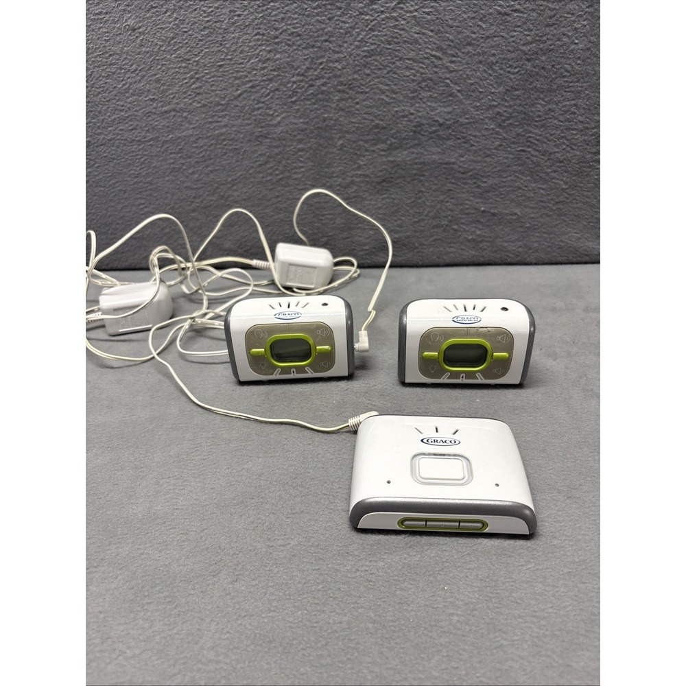 GRACO Baby Monitor System PD114716 & Two Parent Units PD139895A TESTED